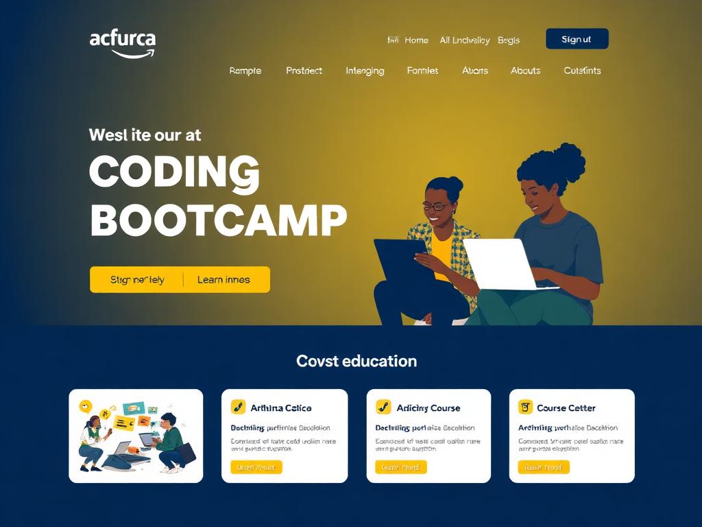 Aperçu du template Tech Academy
