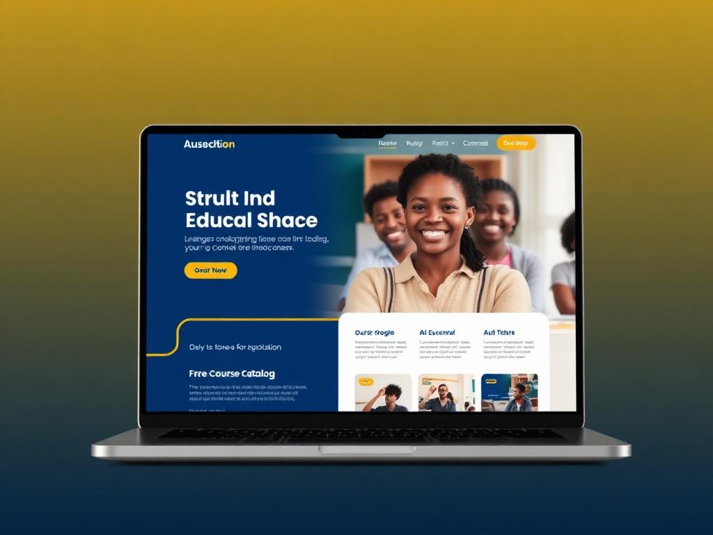 Aperçu du template Savoir Academy